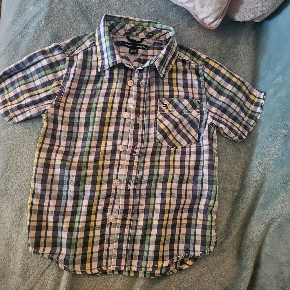 Kids Plaid Button-Up Shirt